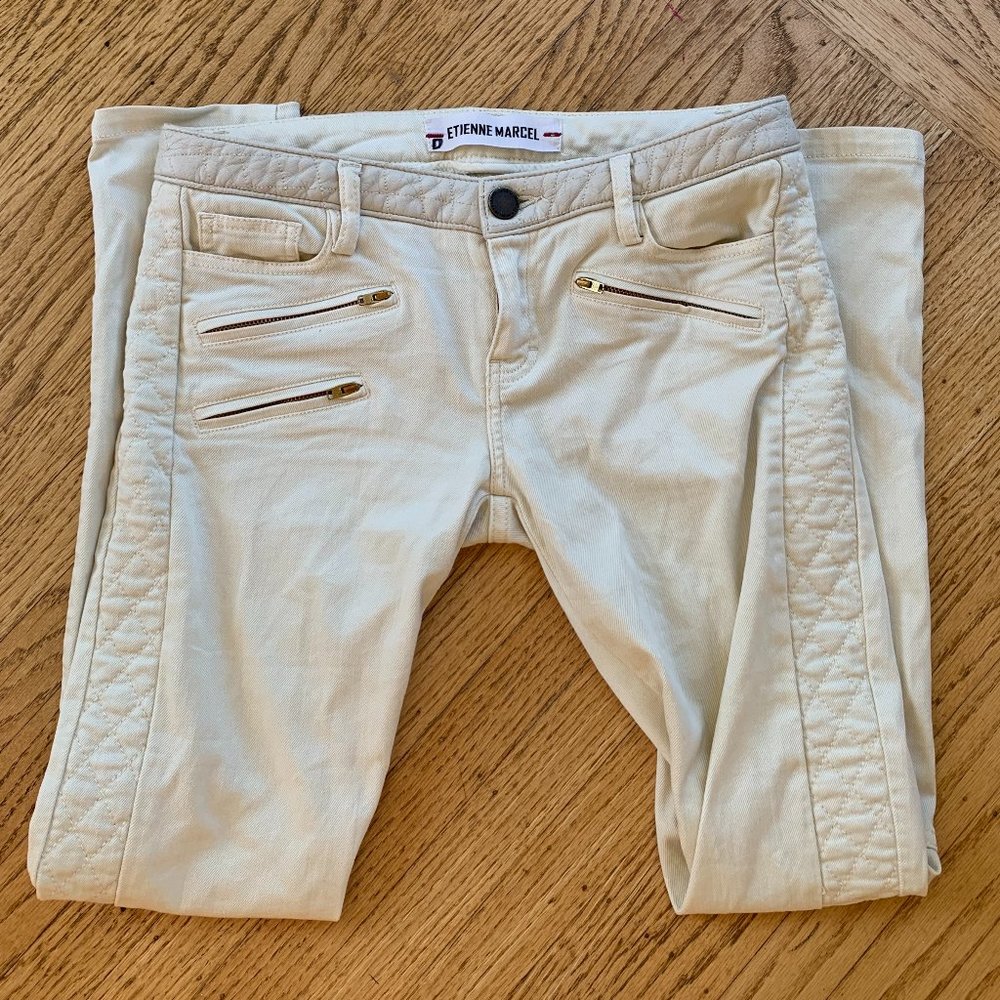 Vintage Etienne Marcel Quilted Jeans